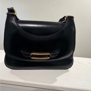 Gucci Black Leather Shoulder Bag
